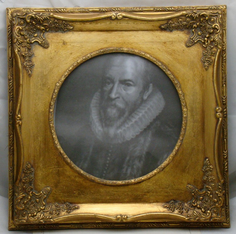 Рамка большая винтажная под картину, фотографию (M594)