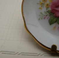 Limoges лиможская миниатюра тарелочка (A372a)
