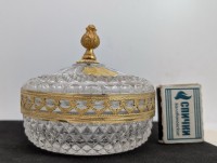Шкатулка хрустальная винтажная (A979)