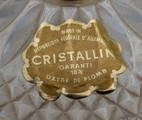 Шкатулка хрустальная винтажная (A979)