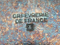 Orfevrerie de France ёмкость подставка под бутылку старинная (X655)