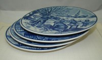 Delft тарелочки винтажные 4 сезона (M205)
