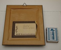 Картина-репродукция плакетка винтажная Ивы у ручья (A486)
