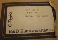 Картина-репродукция плакетка винтажная Ивы у ручья (A486)