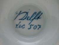 Delft кувшин винтажный Делфтский фарфор (A683)