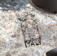 Блюдо с ручками винтажное (A880)