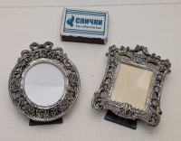 Рамки для фотографий винтажные настольные 2 шт. (B075)