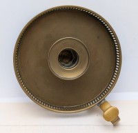 Подсвечник винтажный с поддоном и ручкой (B272)