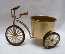 Емкость, пепельница, кашпо "Велосипед" (J871)
