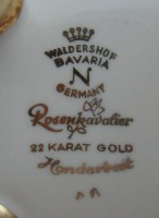 Rosenkavalier Шкатулка фарфоровая винтажная (W516)