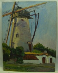 Картина винтажная Мельница (Y227)