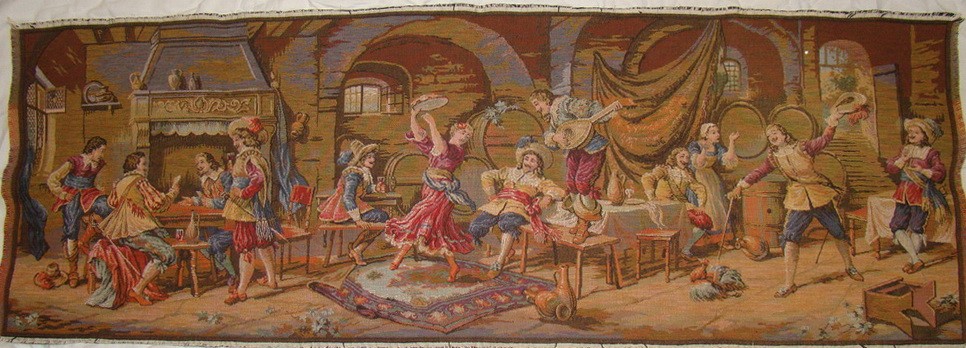 Винтажный гобелен Таверна (A387)