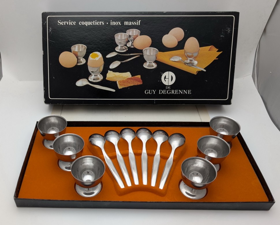 Guy Degrenne винтажный набор для яиц на 6 персон (B076)