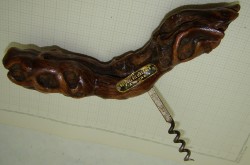 Штопор из виноградной лозы винтажный (W071)