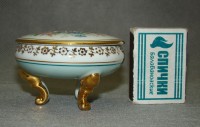 Limoges Шкатулка маленькая фарфоровая винтажная (W517)