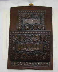 Полка старинная для писем и газет (W624)