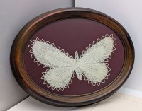 Настенное украшение фламандское кружево Бабочка (A882)