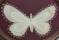 Настенное украшение фламандское кружево Бабочка (A882)