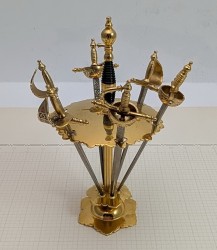 Toledo 6 винтажных шпажек для канапе с подставкой (A982)