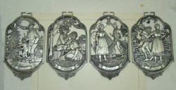 Плакетки Времена года 4шт. (P974)