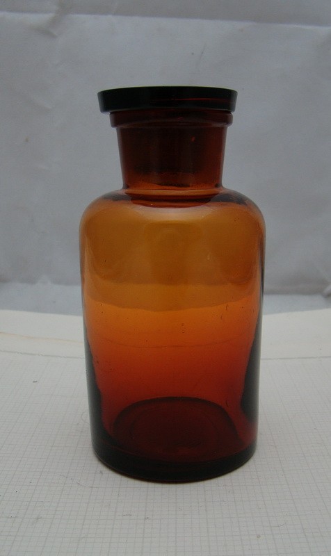 Флакон штанглас аптечный старинный (Y661)
