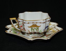 Limoges кофейная пара старинная (W732)