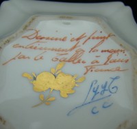 Limoges кофейная пара старинная (W732)