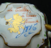 Limoges кофейная пара старинная (W732)