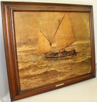 Картина репродукция принт на холсте Корабль (Y859)