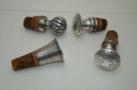 Пробки бутылочные старинные 4 шт. (A192)