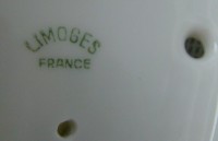 Limoges. Утюжок фарфоровый декоративный шкатулка (W520)