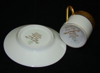 Limoges кофейная пара винтажная (W733)