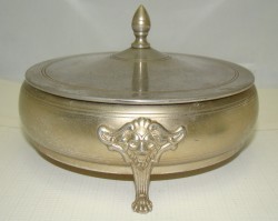 Metawa шкатулка круглая винтажная Львы (X922)