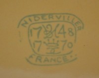 Niderviller тарелка большая винтажная (Y070)