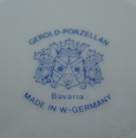 Gerold Porzellan сахарница фарфоровая винтажная Фрукты (Y378)