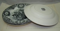 Boch Freres тарелки коллекционные винтажные Наполеон 3 шт. (Y663)