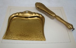Совочек со щёткой винтаж (M795)