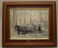 Картина репродукция Зима (A391)