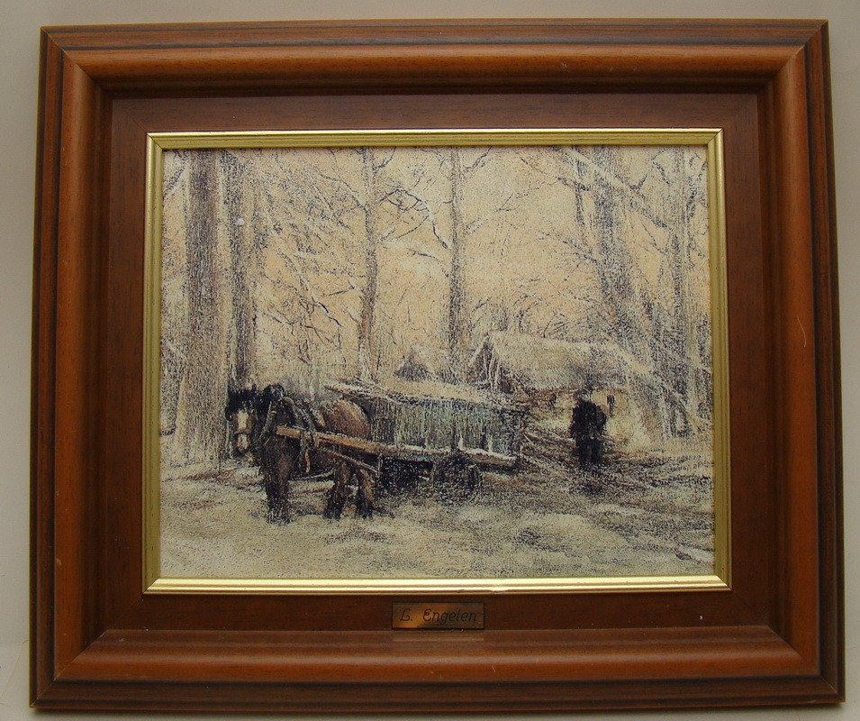 Картина репродукция Зима (A391)