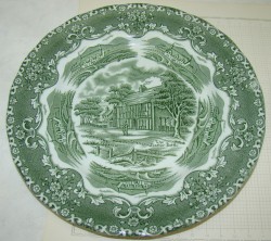 Стаффордшир тарелка Английская деревня (W068)