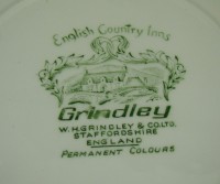 Стаффордшир тарелка Английская деревня (W068)