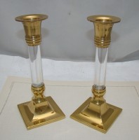 Подсвечники винтажные Ар Деко 2 шт.  (M796)