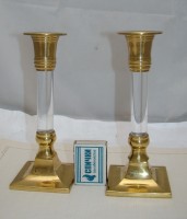 Подсвечники винтажные Ар Деко 2 шт.  (M796)