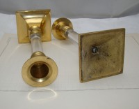 Подсвечники винтажные Ар Деко 2 шт.  (M796)