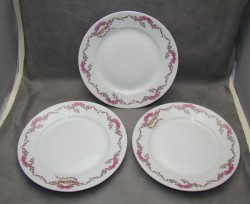 Limoges тарелки старинные из парижского ресторана Максим 3 шт. (A294)