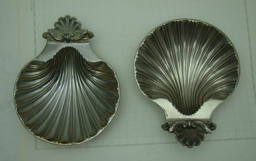 Лотки для деликатесов "Ракушки" 2 шт. (U490)