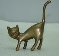Фигурка литая подставка для колец "Кошка" (P025)