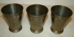 Стаканы оловянные 3 шт. (J651)
