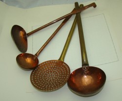 Набор медный на кухню 4 предмета (Q698)