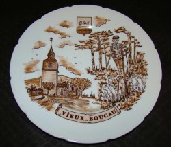 Limoges тарелка фарфоровая большая (T418)